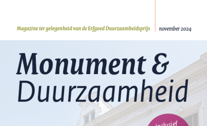 Tijdschrift Monument & Duurzaamheid